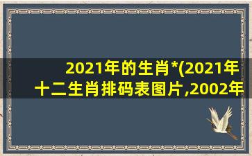 2021年的生肖*(2021年十二生肖排码表图片,2002年十二生肖排码表)