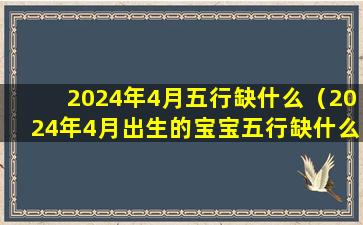 2024年4月五行缺什么（2024年4月出生的宝宝五行缺什么）