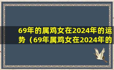 69年的属鸡女在2024年的运势（69年属鸡女在2024年的全年运势如何）