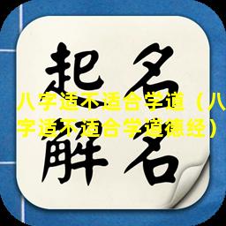 八字适不适合学道（八字适不适合学道德经）