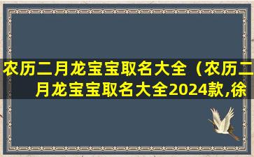 农历二月龙宝宝取名大全（农历二月龙宝宝取名大全2024款,徐）