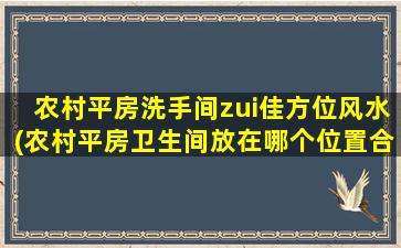 农村平房洗手间zui佳方位风水(农村平房卫生间放在哪个位置合适)