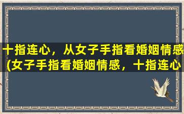 十指连心，从女子手指看婚姻情感(女子手指看婚姻情感，十指连心解析最新趋势)