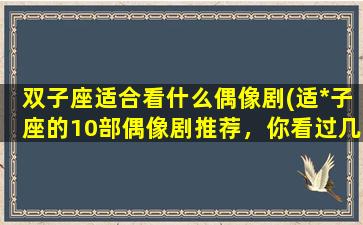 双子座适合看什么偶像剧(适*子座的10部偶像剧推荐，你看过几部呢？)