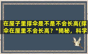 在屋子里撑伞是不是不会长高(撑伞在屋里不会长高？*揭秘，科学证明打破谣言！)