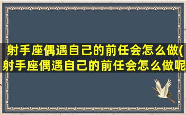 射手座偶遇自己的前任会怎么做(射手座偶遇自己的前任会怎么做呢）