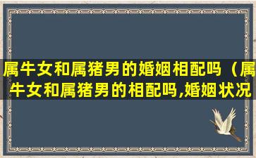 属牛女和属猪男的婚姻相配吗（属牛女和属猪男的相配吗,婚姻状况怎么样）