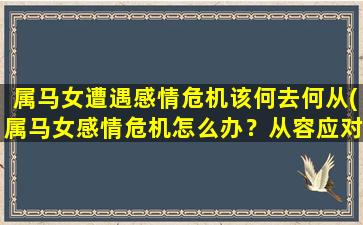 属马女遭遇感情危机该何去何从(属马女感情危机怎么办？从容应对的3个实用小妙招)