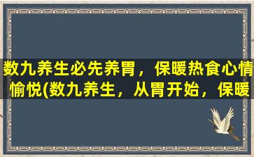 数九养生必先养胃，保暖热食心情愉悦(数九养生，从胃开始，保暖热食让你温暖一冬)