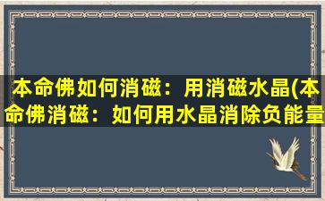 本命佛如何消磁：用消磁水晶(本命佛消磁：如何用水晶消除负能量？)