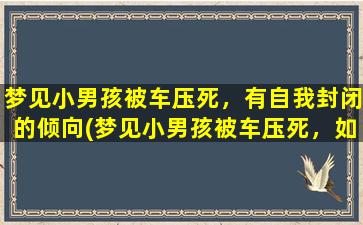 梦见小男孩被车压死，有自我封闭的倾向(梦见小男孩被车压死，如何解读自我封闭的预兆？)