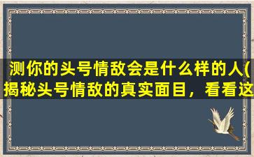 测你的头号情敌会是什么样的人(揭秘头号情敌的真实面目，看看这样的人如何危害你的感情)