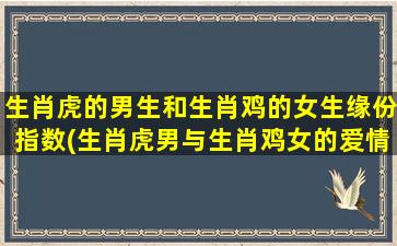 生肖虎的男生和生肖鸡的女生缘份指数(生肖虎男与生肖鸡女的爱情缘分如何？缘分值分析与解读！)