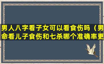 男人八字看子女可以看食伤吗（男命看儿子食伤和七杀哪个准确率更高）