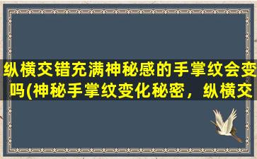 纵横交错充满神秘感的手掌纹会变吗(神秘手掌纹变化秘密，纵横交错揭秘！)