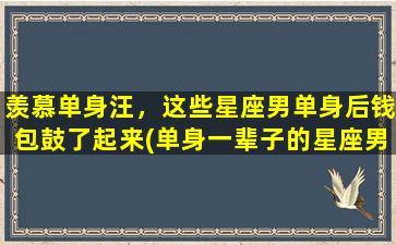 羡慕单身汪，这些星座男单身后钱包鼓了起来(单身一辈子的星座男）