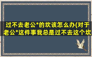 过不去老公*的坎该怎么办(对于老公*这件事我总是过不去这个坎怎么办)