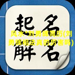 风水*刘勇晖简历(刘勇晖相法真的厉害吗)